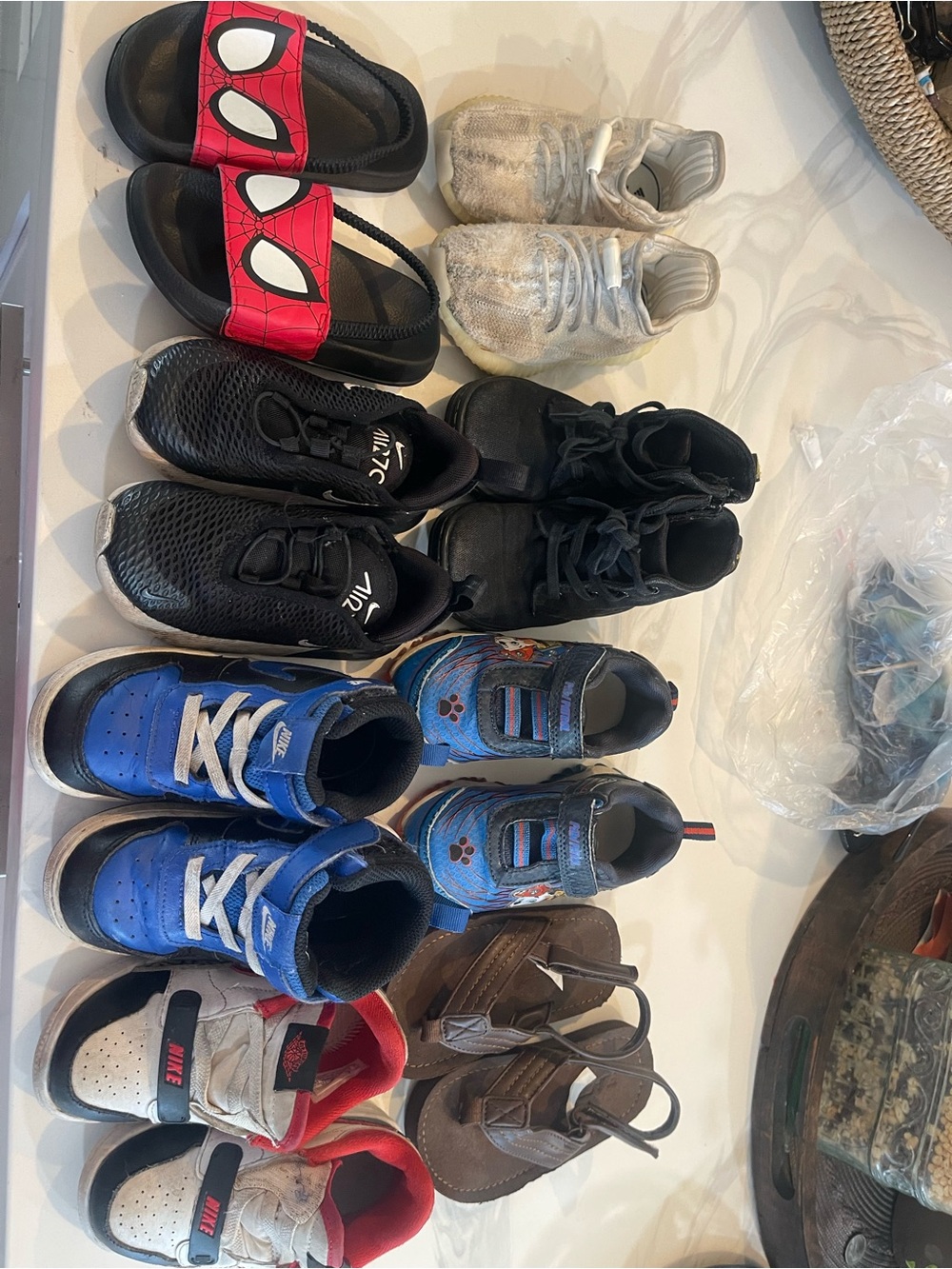 Bundle of Size 8 toddler boy shoes